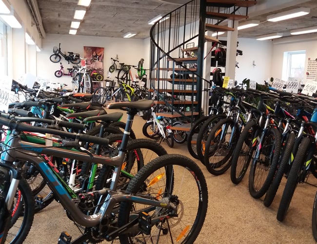 Attraktiv cykelforretning i Hadsund til salg