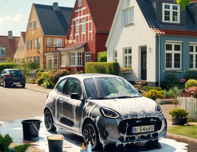 Komplet mobil bilvask virksomhed og varevogn sælges med bankkonto, ApS selskab, varevogn, custom udstyr og hjemmeside. 