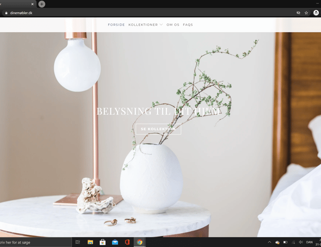 Dropshipping Webshop af unikke møbler - dinemøbler.dk