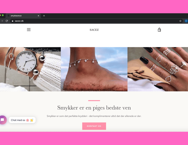 Sacez.dk - Den fineste smykkewebshop
