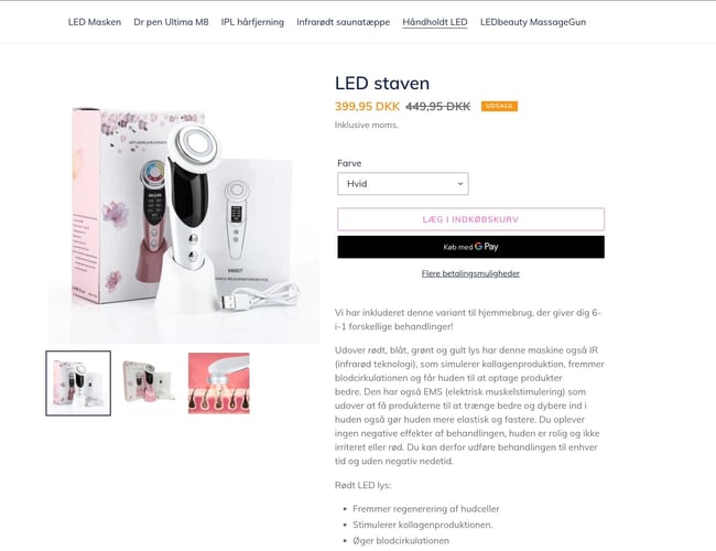 Beauty Webshop Dropshipping - Varerne bliver primært sendt fra Tjekkiet