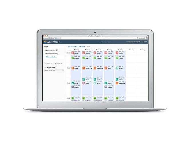 Weekframe.com - Software-as-a-Service platform indenfor skemalægning med tilhørende iOS app.