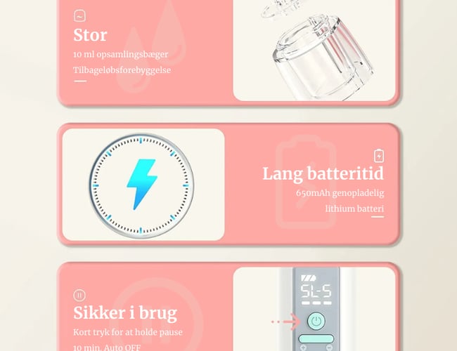 Webshop med babyudstyr - stort potentiale og mulighed for høj avance - Elektrisk næsesuger med eget brand