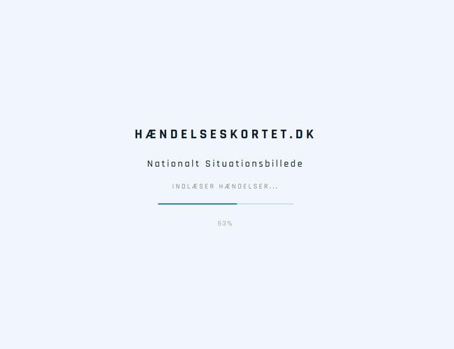 Hændelseskortet.dk — live hændelseskort for Danmark med 1.835 brugere