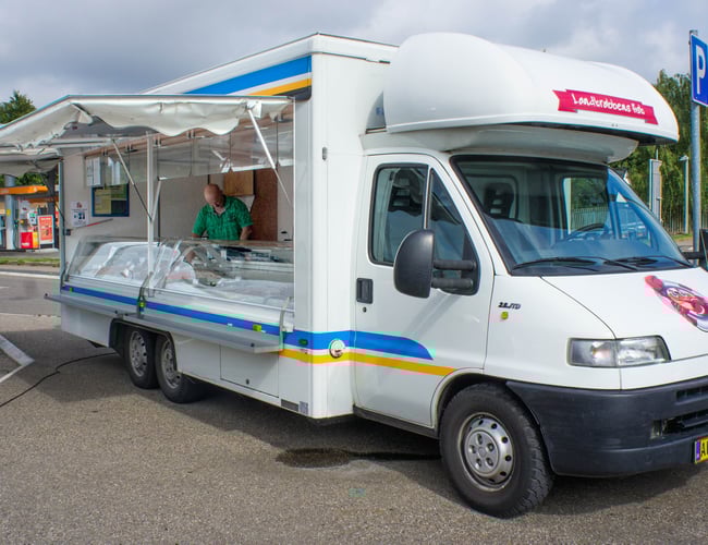 Fiskebil med gode salgssteder i nordvestsjælland 
