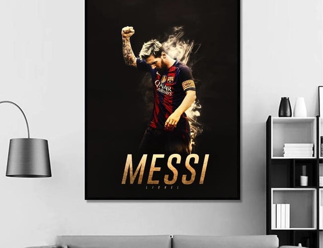 Webshop med Messi merchandise (Shopify)