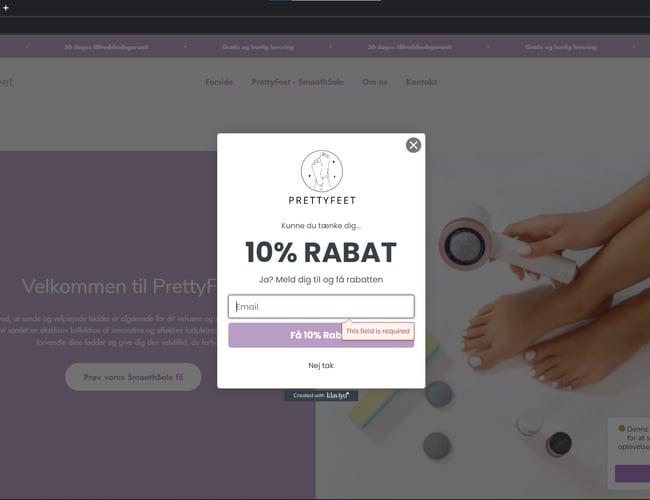 Køreklar webshop | Stort udviklingspotentiale | Indenfor kosmetik & personlig pleje