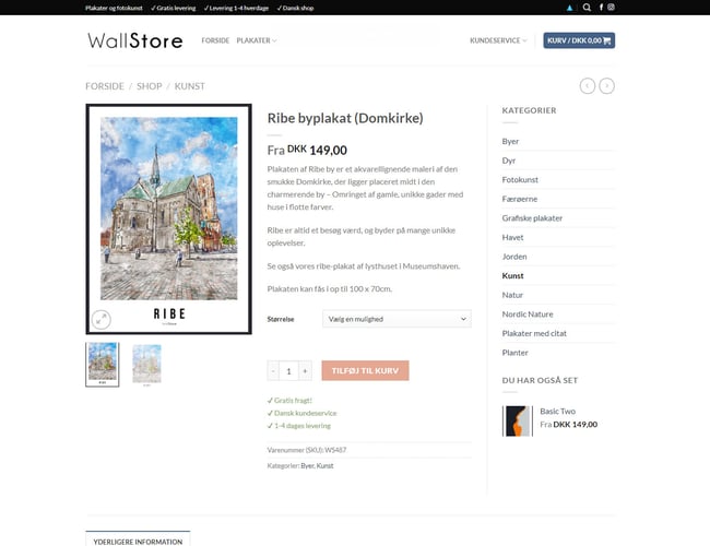 WallStore - Dansk plakatwebshop med stort potentiale