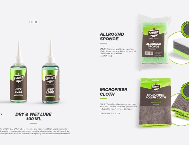 SMURT® - Gennemarbejdet bike cleaning brand til salg. - Omsætning 1-2 mio kr. - Dækningsgrad på: 60-135%