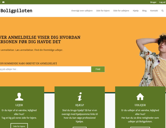 Portal for anmeldelse af boligudlejere