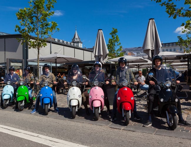 Nye El-Scootere. Til udlejning, guidede ture, events mv.