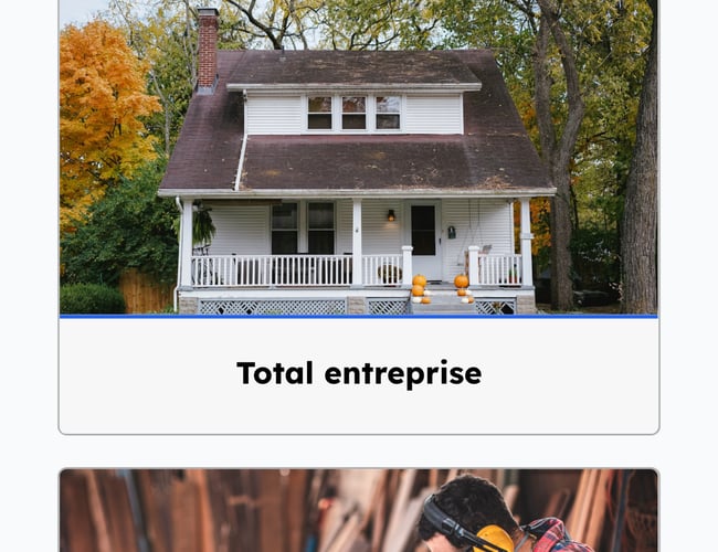 Håndværker/service formidlings side 