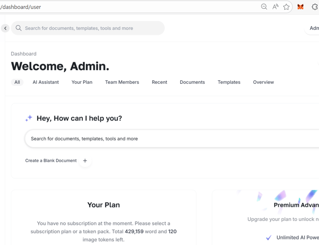 Aivio.dk - AI SaaS platform