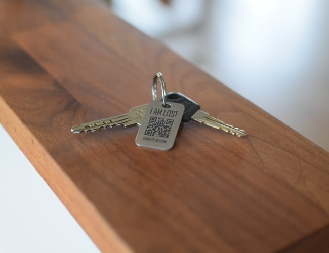 Getback-2.me - Koncept til returnering af tabte genstande (nøgler, telefoner, husdyr etc)