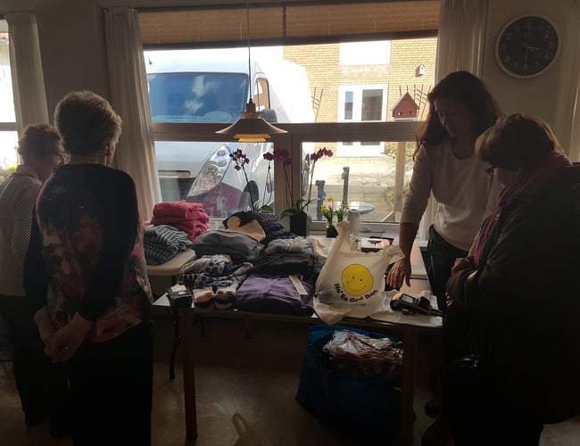 Rullende tøjbutik til ældre (7 år gammel, Jylland)