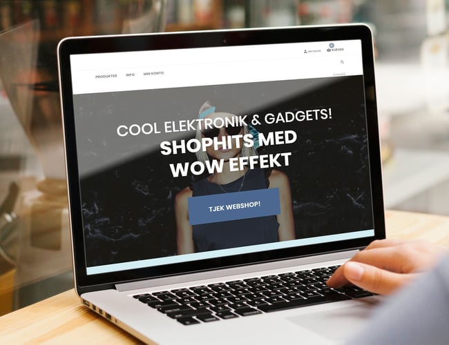 Shophits.dk - Dropshipping webshop med elektronik og gadgets - Omsat for 32.000 kr.