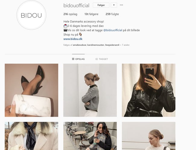 Accessory webshop med trendy produkter