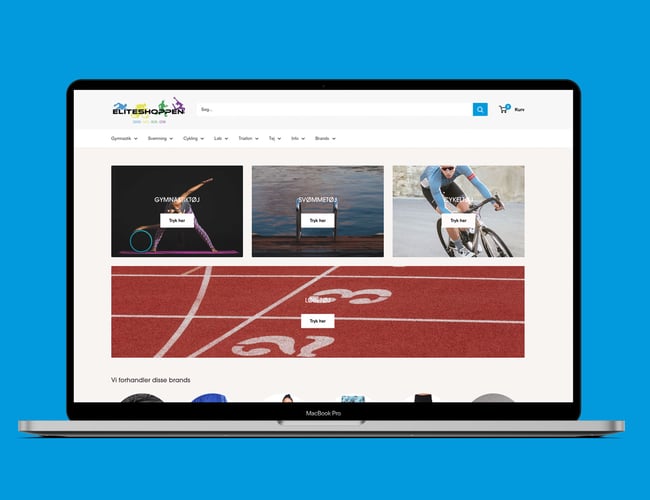 Salg af webshop med salg af sportstøj til klubber og foreninger