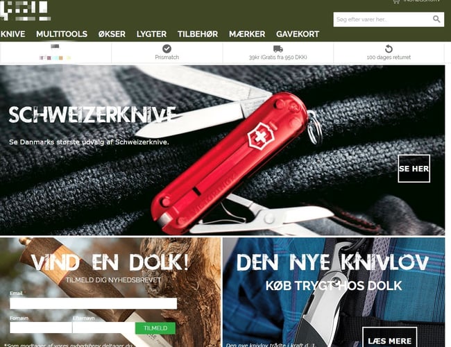 Køreklar nichewebshop (fritid/outdoor) med omsætning sælges