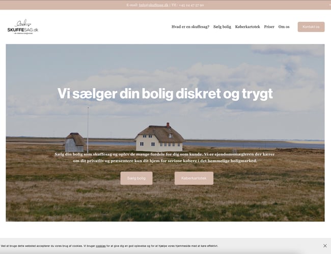 Skuffesag.dk skal være Danmark´s største boligportal for salg af diskrete bolighandler