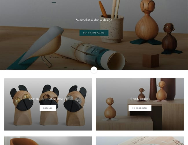 Webshop med designfigurer og bøger, inspireret af H.C. Andersens eventyr | Høj salgsmargin | Stort varelager