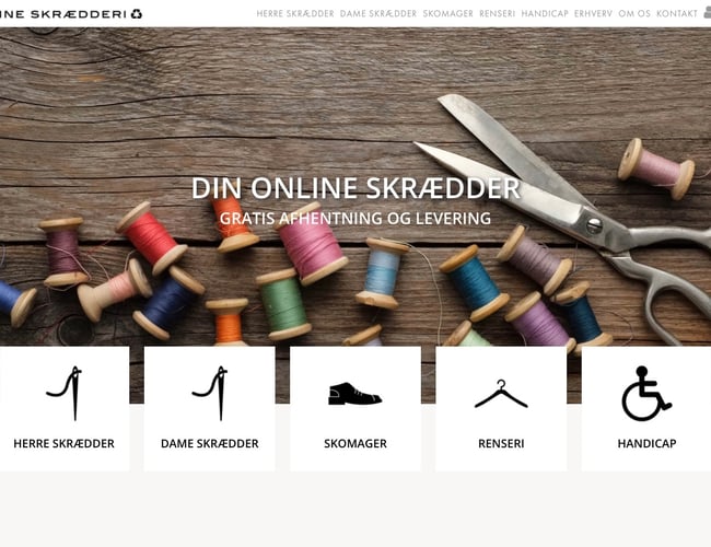 Onlineskrædderi.dk - Helt ubesværet at få lavet en skrædder-, skomager- eller renseri opgave.