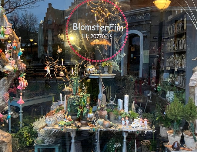Blomsterbutik afståes