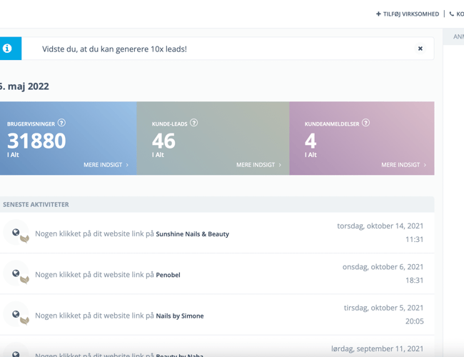 Skønhedsplatform søger ny ejer -  Eksponeret i medier som ANR, Nordjyske og AalborgNu