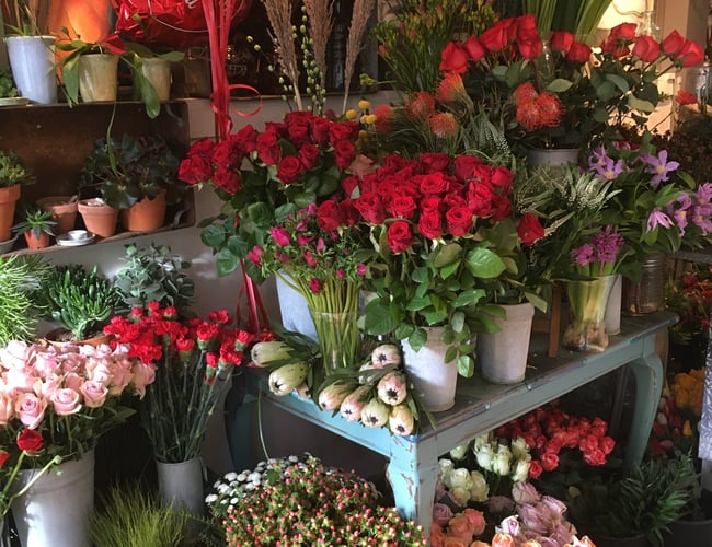 Blomsterbutik afståes