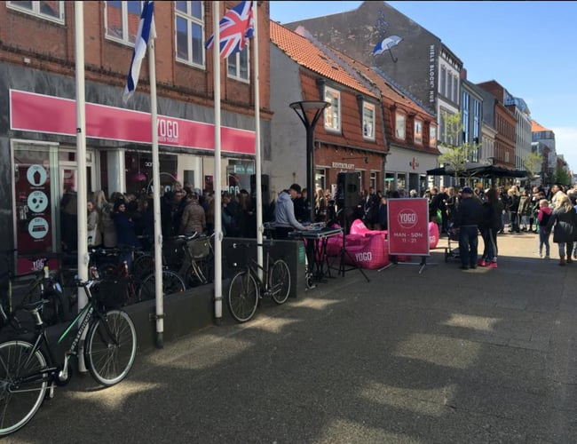 Populær Frozen Yoghurt shop på AA placering i Esbjerg