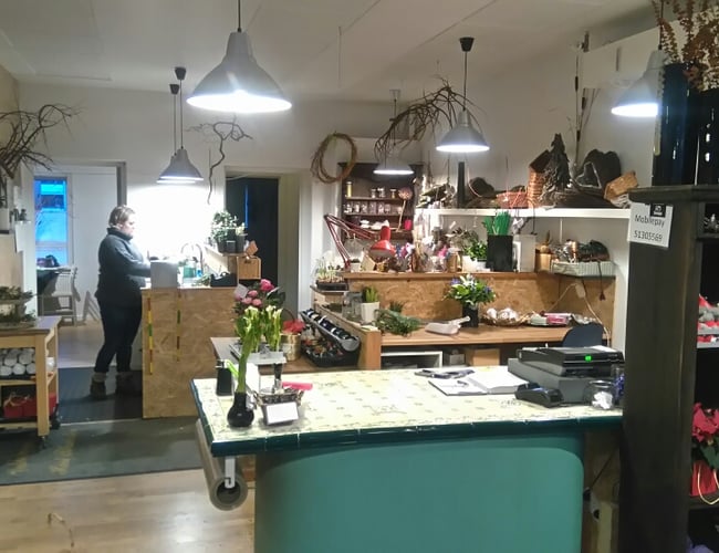 Blomsterbutik i Horsens Centrum - Hurtigt salg ønskes !