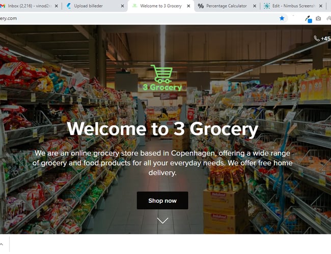 Webshop for sale 