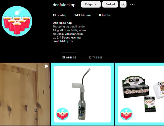 Webshop Den Fulde Kop - Trustpilot på 4,4 stjerner. - Festtilbehør til enhver fest