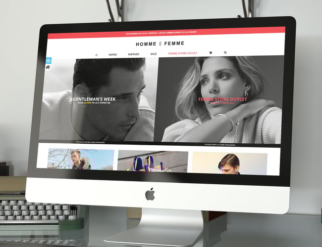 hommefemme.dk - Kendt high end herre og dame webshop - Omsætning: 1,9 mio DKK 