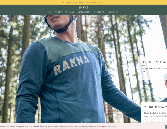 Danmarks (måske) første mountainbike tøjbrand