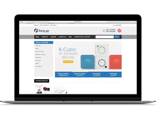 FONE.AE - Mobil webshop med tilbehør i Dubai - Overskud på 21.000kr. i 2018