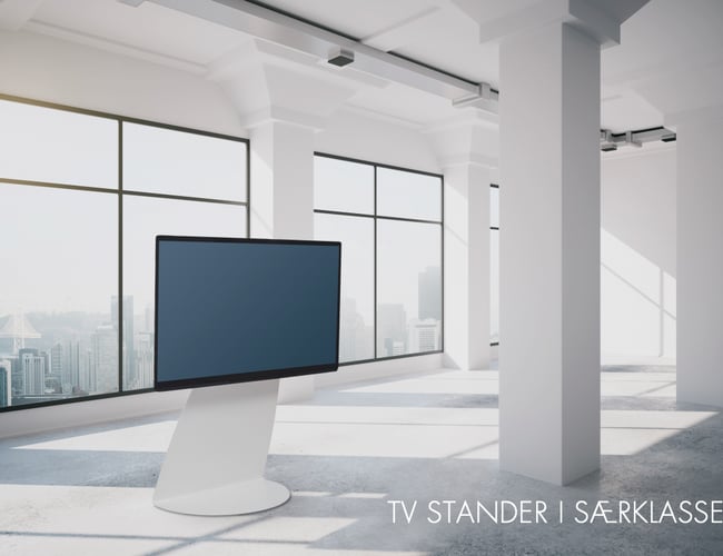 Handelsvirksomhed med innovative tv-standere og salg via 6 forhandlere