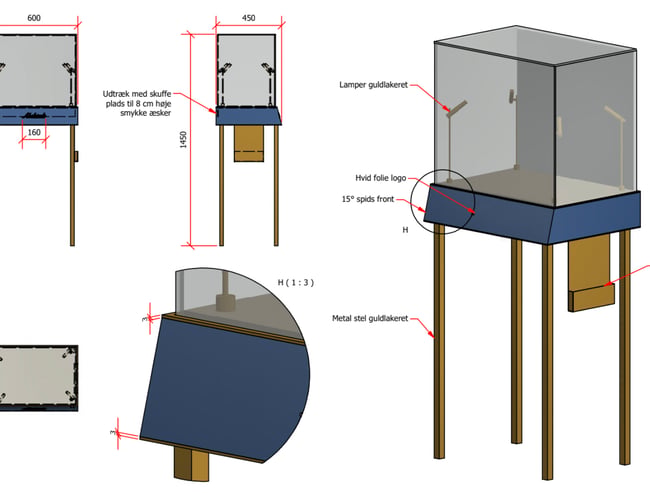 Montrer og deske