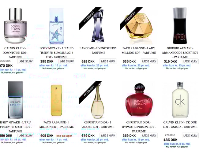 Køreklar makeup  webshop med stærkt domæne