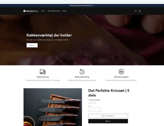 Plug n play køkken webshop med stort varelager.