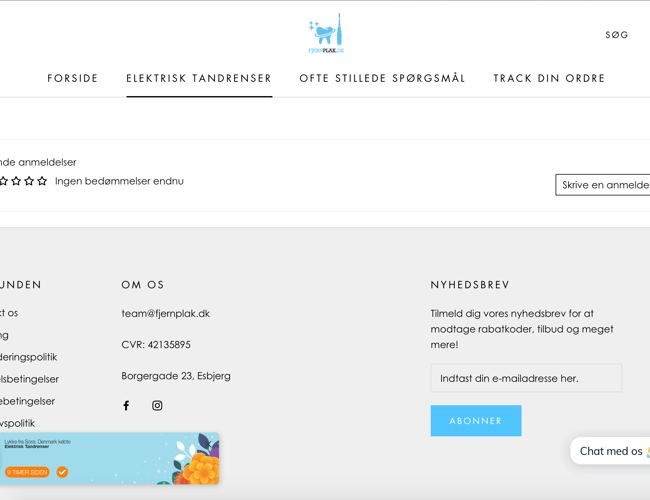 OMSAT FOR 30.000+ - Fjernplak.dk - Dropship Webshop med plakfjerner