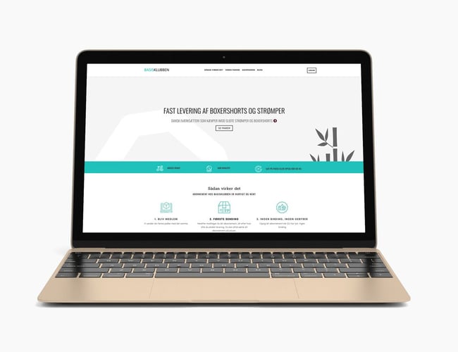 basisklubben.dk  - Abonnements virksomhed med Boxershorts og bambus strømper