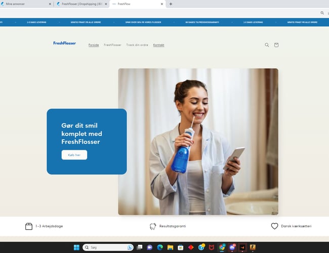 FreshFlosser | Dropshipping | EU leverandør med 2-4 dages levering