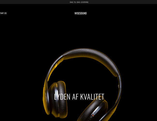 Webshop med salg af høretelefoner, højtalere samt udstyr (Dropshipping)