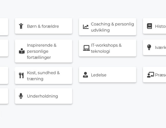 Skalerbar platform B2B / B2C (pt. for foredragsholdere)