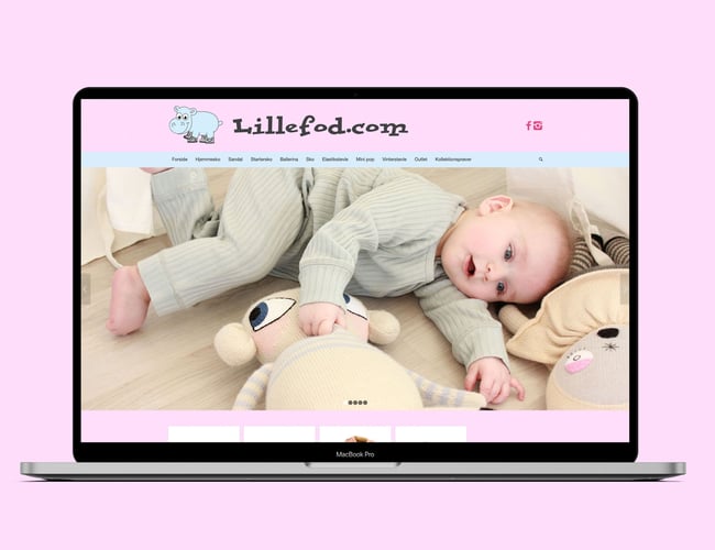 Flot online forretning lillefod.com salg af kvalitets børnesko sælges