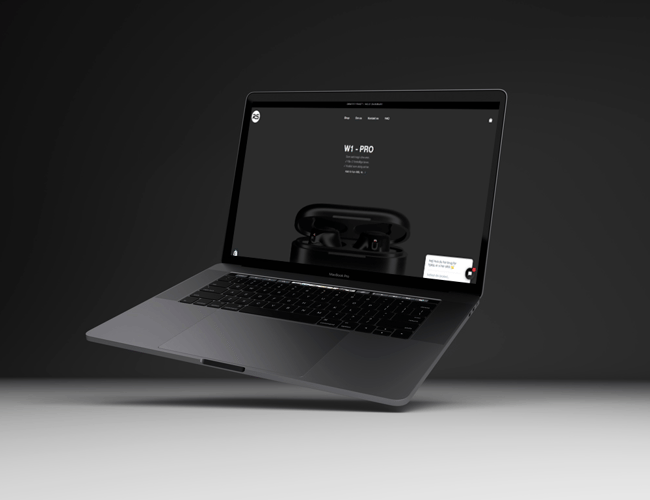 Webshop med høretelefoner af høj kvalitet sælges - EGET BRAND 