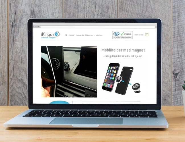 iking.dk - Webshop med mobiludstyr og gadgets-  B2C aftaler og personaleaftaler