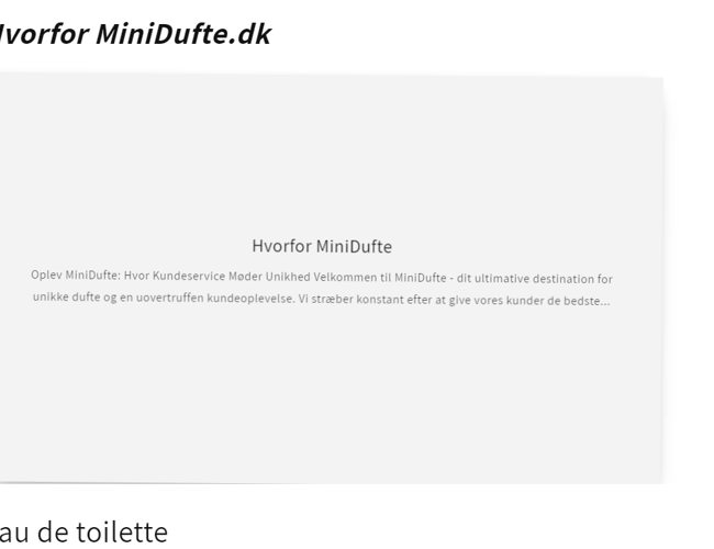 Parfume samples