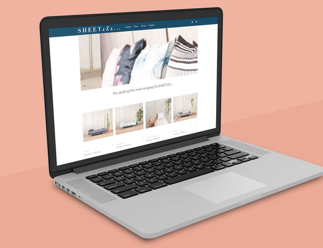 Webshop med eget brand indenfor kvalitets sengetøj med høj avance sælges 